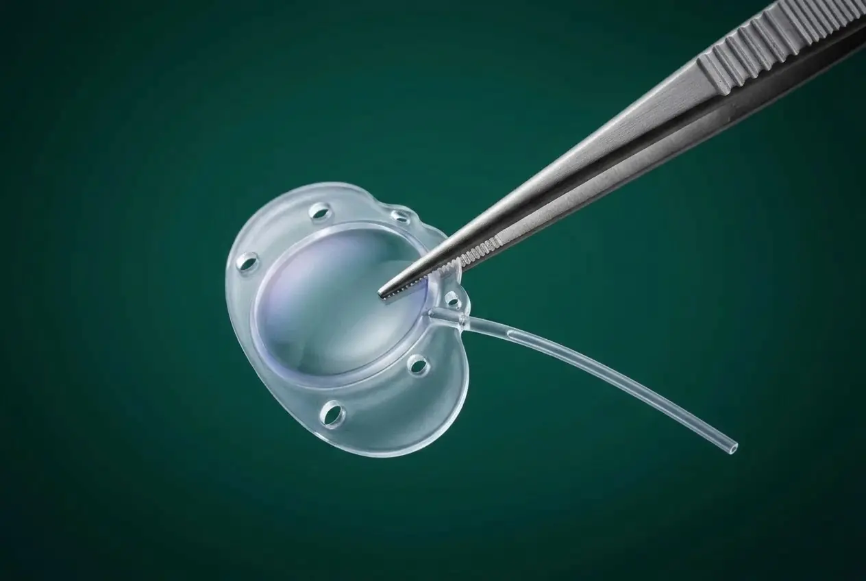 Paul Glaucoma Implant Treatment in South Wales — clinical illustration