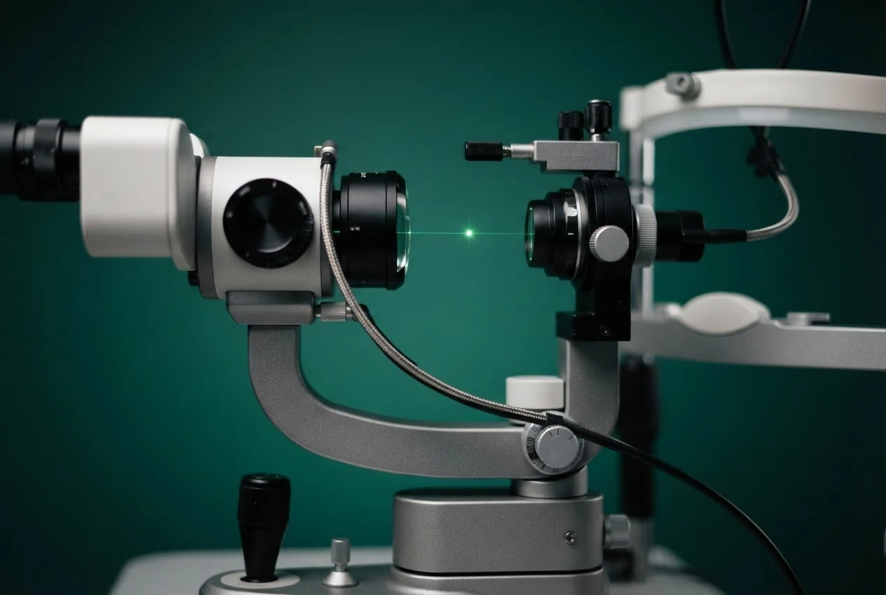 YAG Laser Capsulotomy Treatment in South Wales — clinical illustration