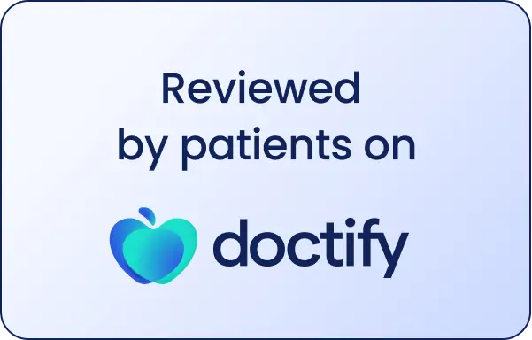 Doctify Reviewed By Patients Badge